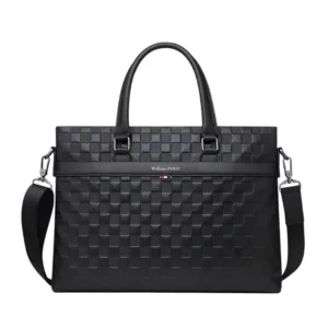 Men's Briefcase Leather Shoulder Bag Fashion Business Totes Crossbody Bags Handbags