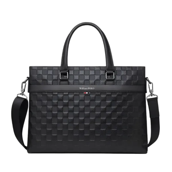 Men's Briefcase Leather Shoulder Bag Fashion Business Totes Crossbody Bags Handbags