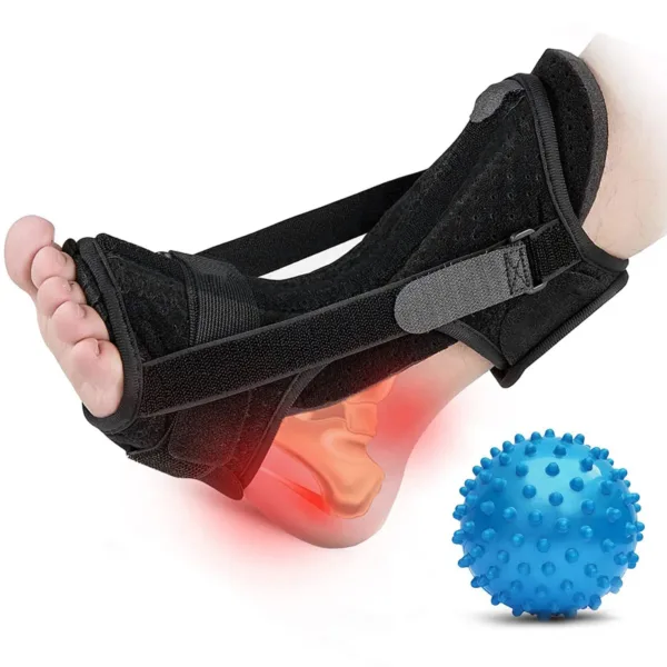 Plantar Fasciitis Night Splint Adjustable Foot Drop Orthotic Brace for Plantar